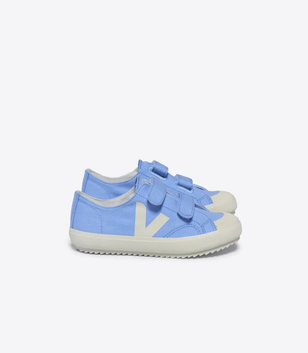 Kids VEJA OLLIE CANVAS AQUA PIERRE