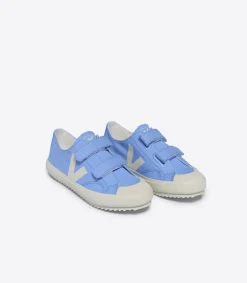 Kids VEJA OLLIE CANVAS AQUA PIERRE
