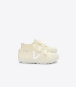 Kids VEJA OLLIE CANVAS BUTTER WHITE