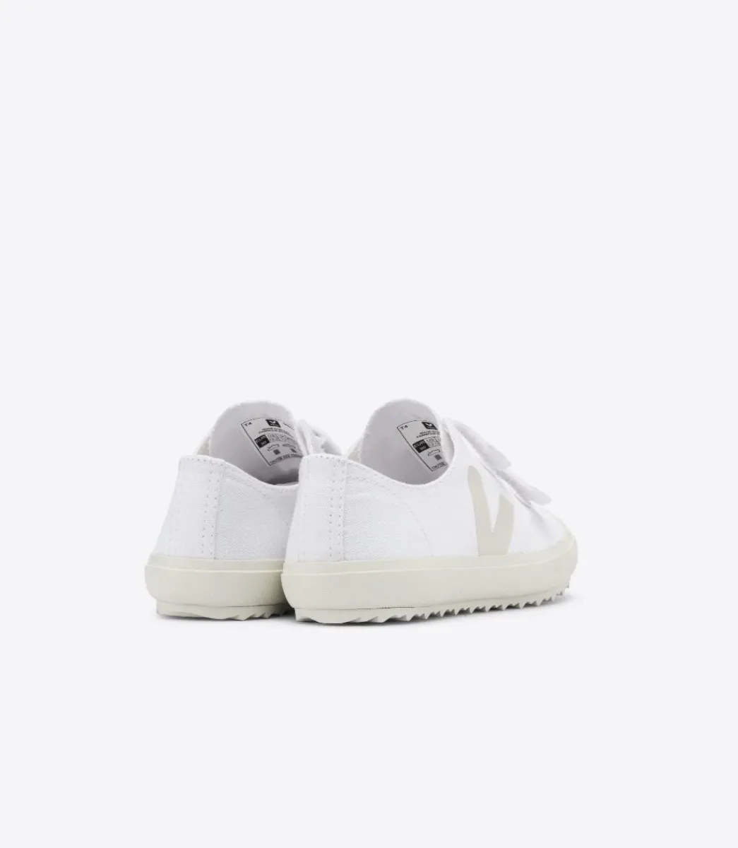 Kids VEJA OLLIE CANVAS WHITE PIERRE