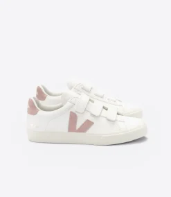 Women VEJA RECIFE CHROMEFREE LEATHER WHITE BABE