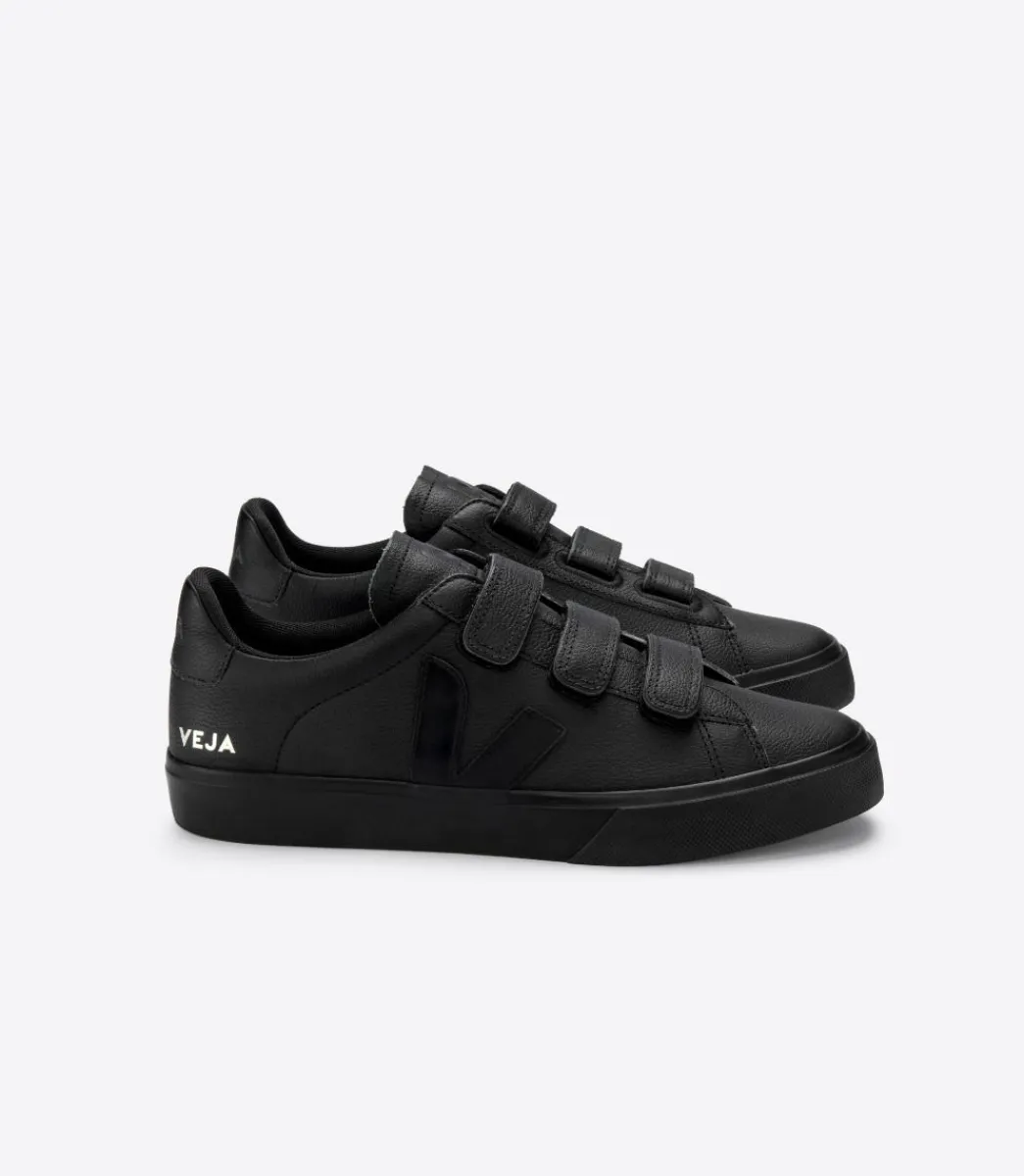 Women VEJA RECIFE LEATHER FULL BLACK