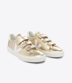 Women VEJA RECIFE LEATHER PLATINE WHITE
