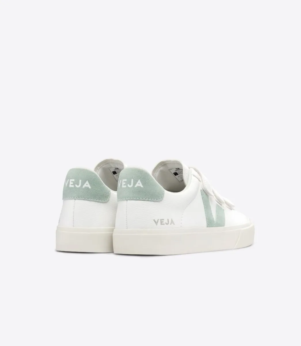 Women VEJA RECIFE LEATHER WHITE MATCHA