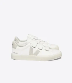 Women VEJA RECIFE LEATHER WHITE NATURAL