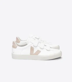 VEJA RECIFE LEATHER WHITE SABLE
