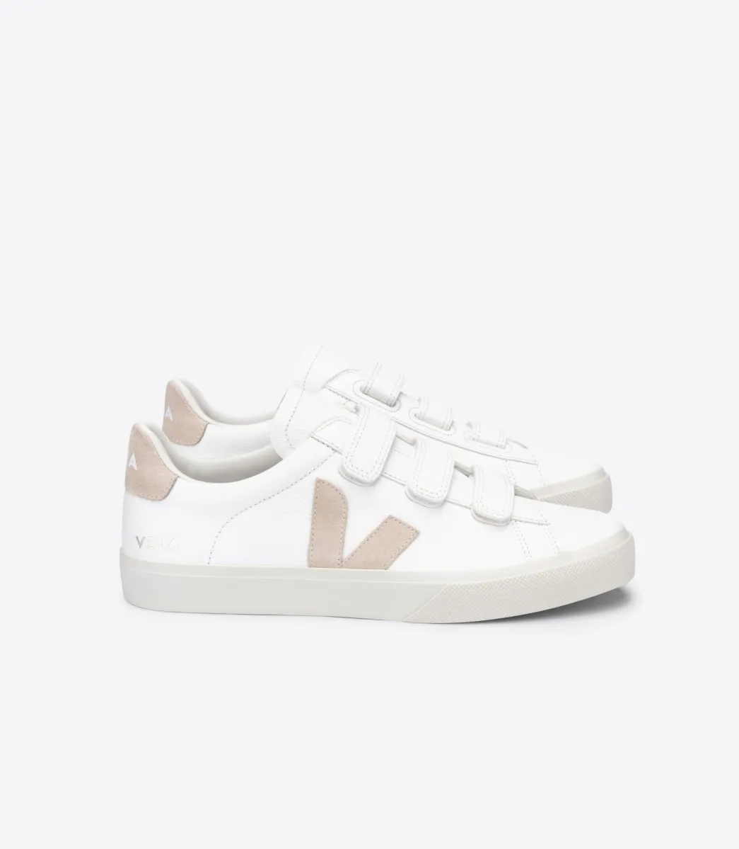 VEJA RECIFE LEATHER WHITE SABLE