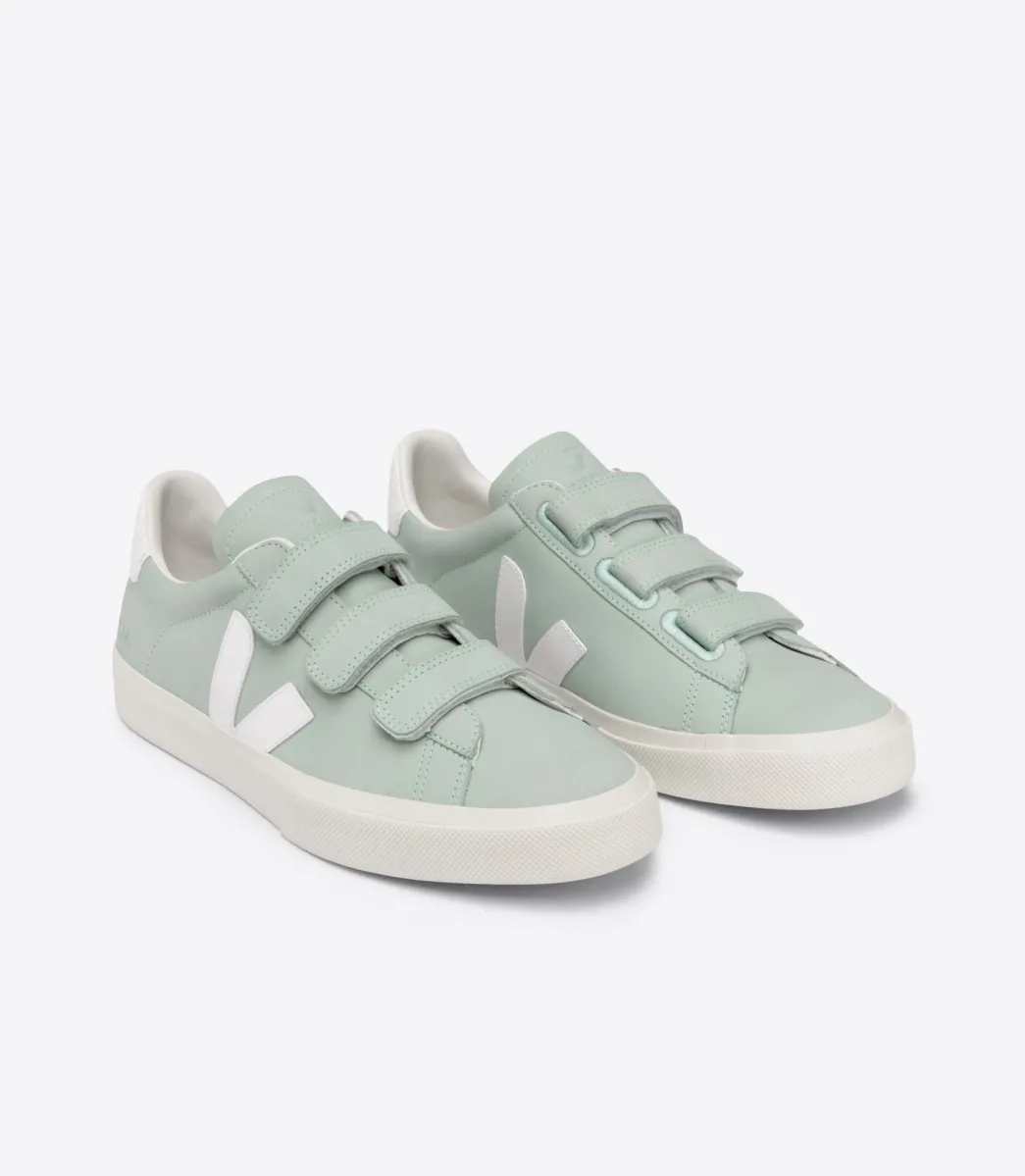 VEJA RECIFE NUBUCK MATCHA WHITE