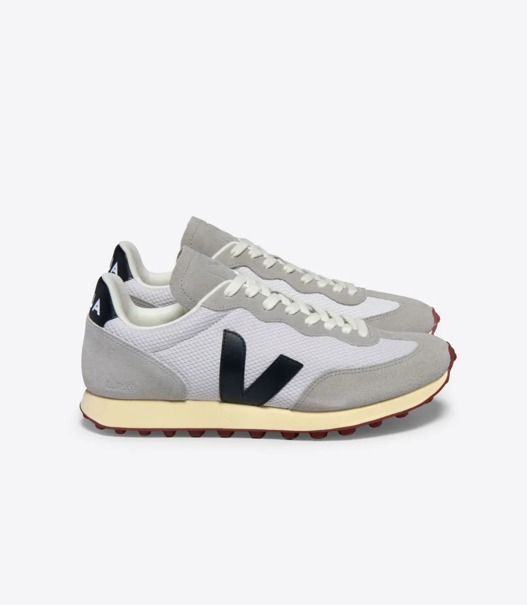Women VEJA RIO BRANCO ALVEOMESH LIGHT GREY BLACK