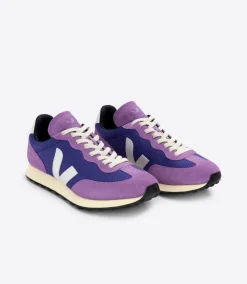 Women VEJA RIO BRANCO ALVEOMESH PURPLE WHITE