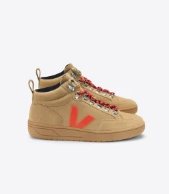 VEJA RORAIMA SUEDE DESERT ORANGE GUM SOLE