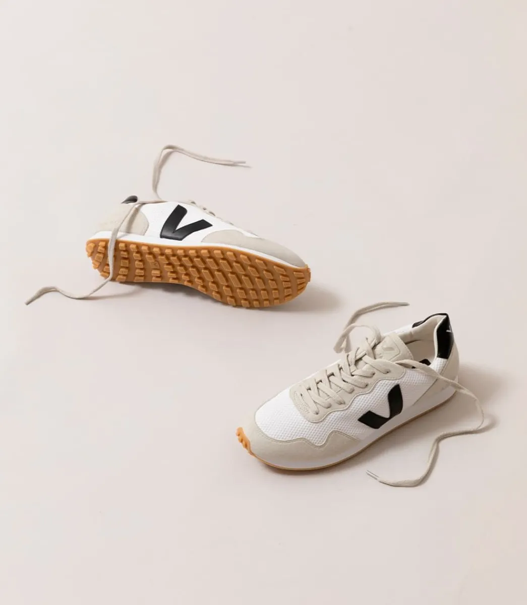 Women VEJA SDU REC ALVEOMESH WHITE BLACK NATURAL