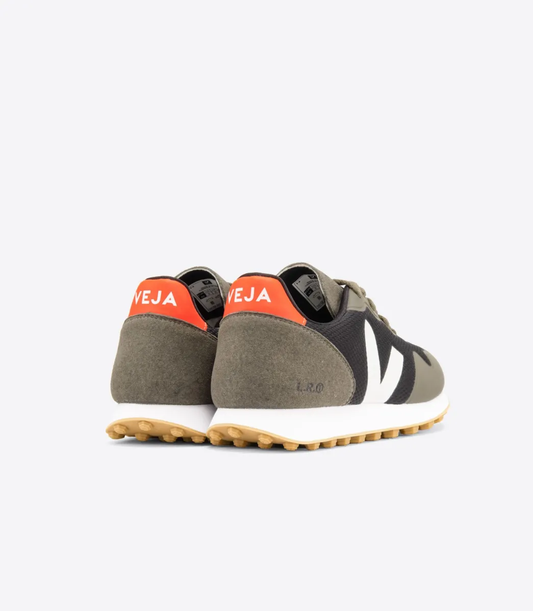 VEJA SDU RT ALVEOMESH BLACK WHITE KAKI