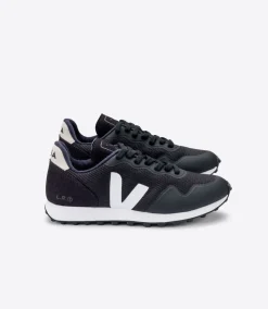 VEJA SDU RT B-MESH BLACK WHITE NATURAL