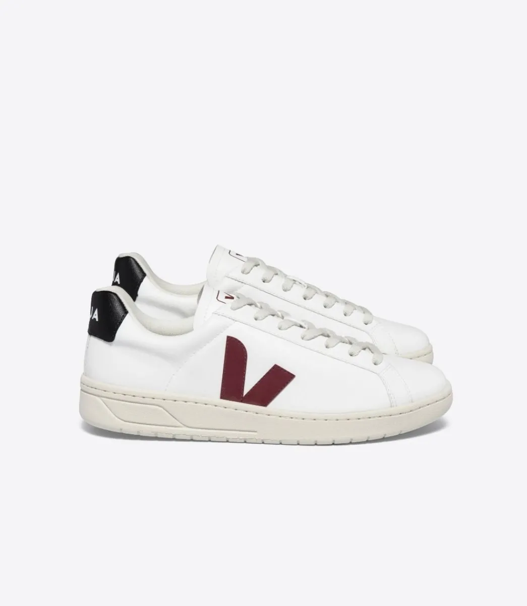 Women VEJA URCA CWL WHITE MARSALA BLACK