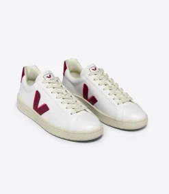 Women VEJA URCA CWL WHITE MARSALA ROSE FLUO