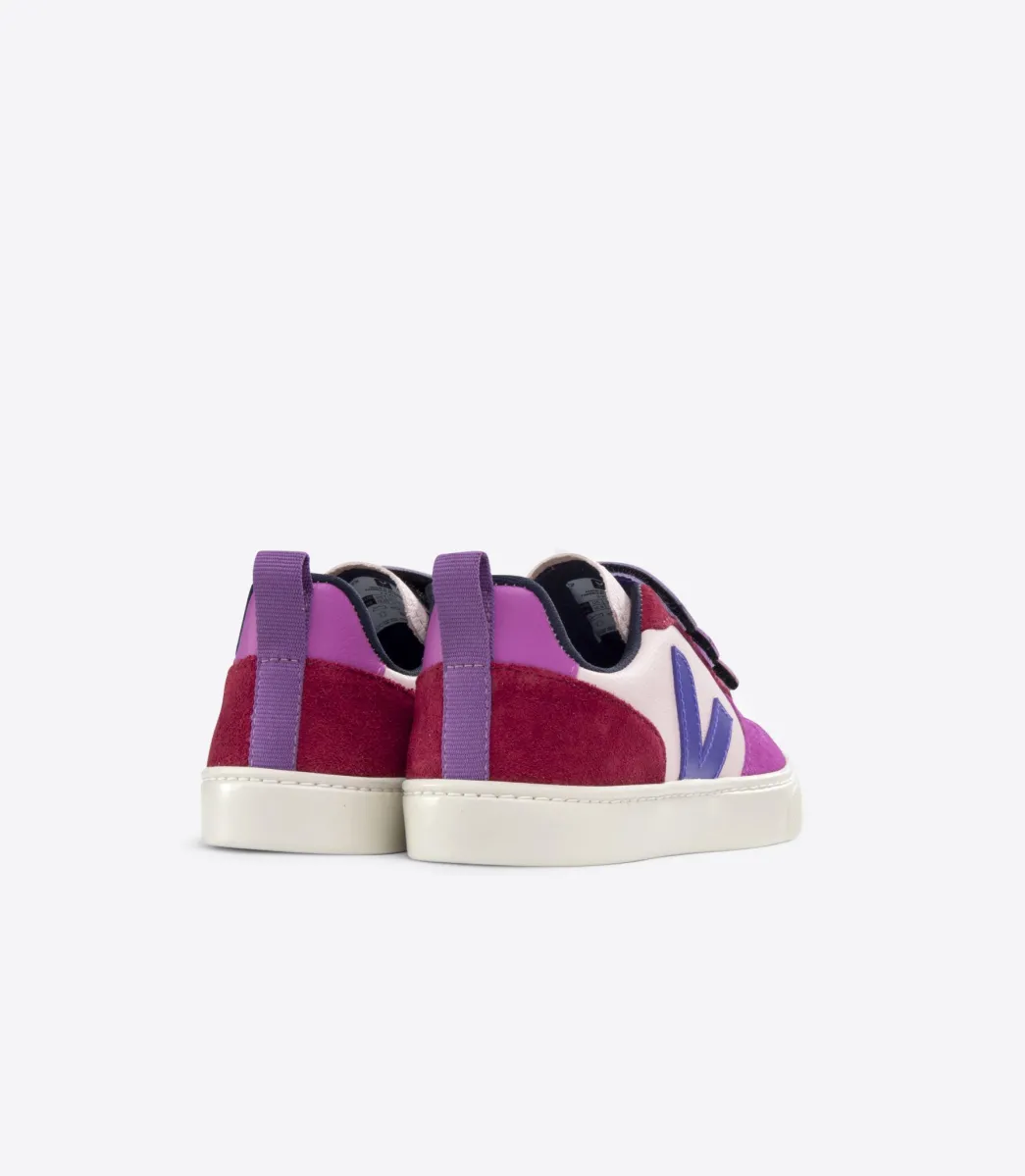 Kids VEJA V-10 LEATHER MULTICO PETALE
