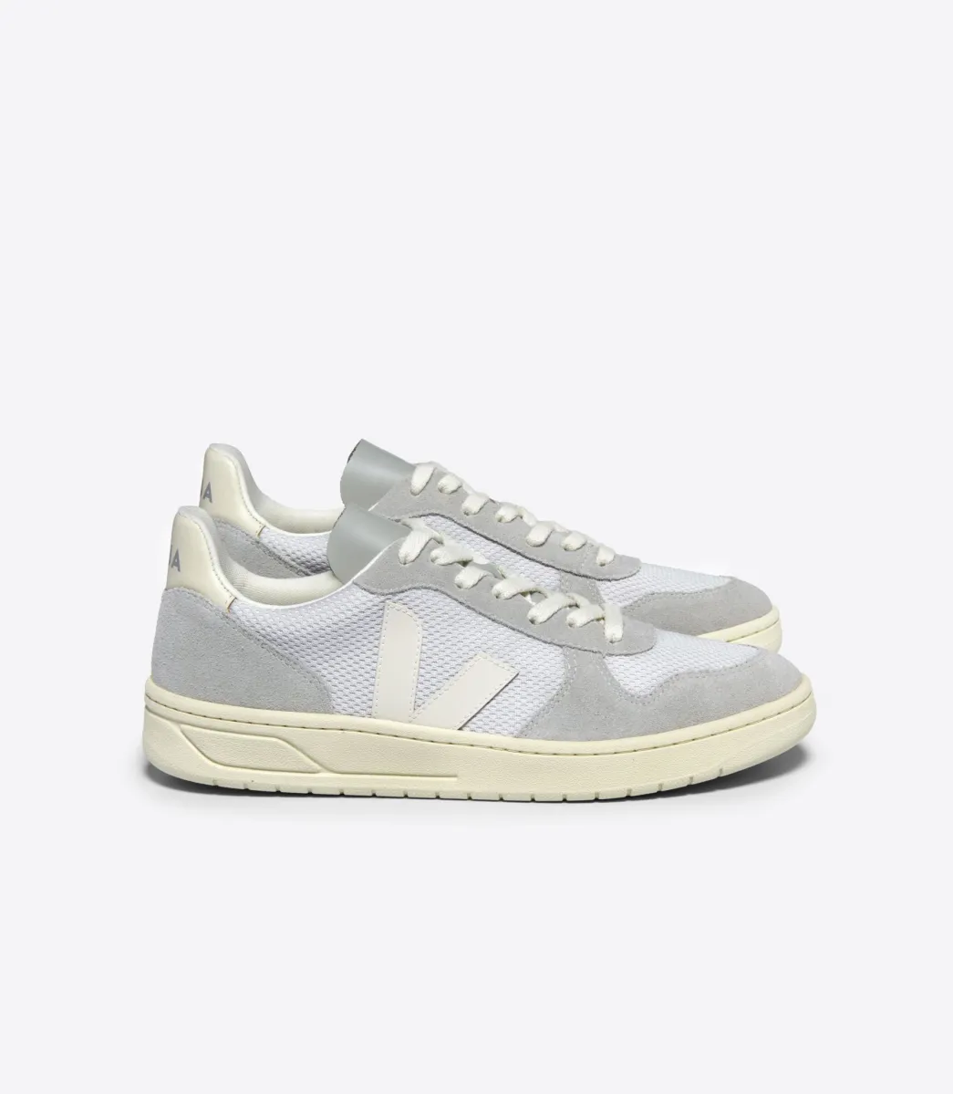 Women VEJA V-10 ALVEOMESH LIGHT GREY PIERRE