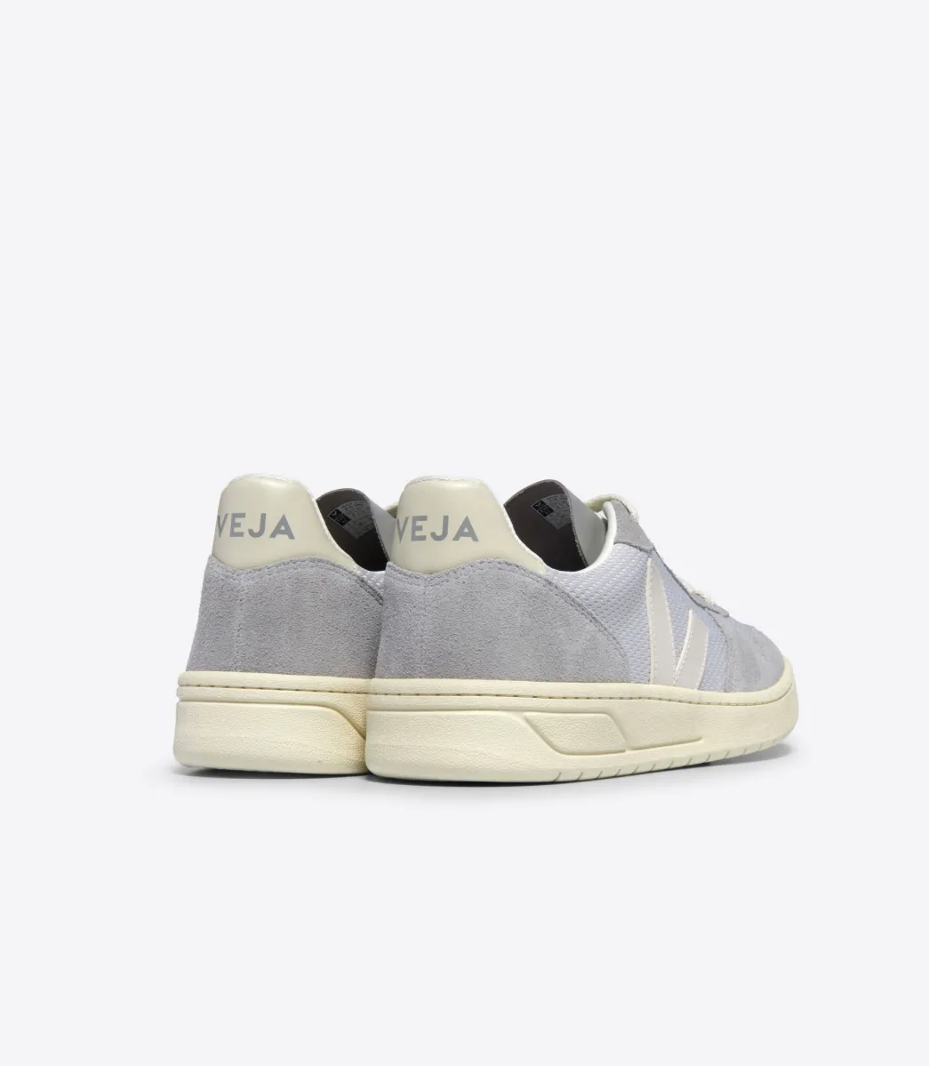 Women VEJA V-10 ALVEOMESH LIGHT GREY PIERRE
