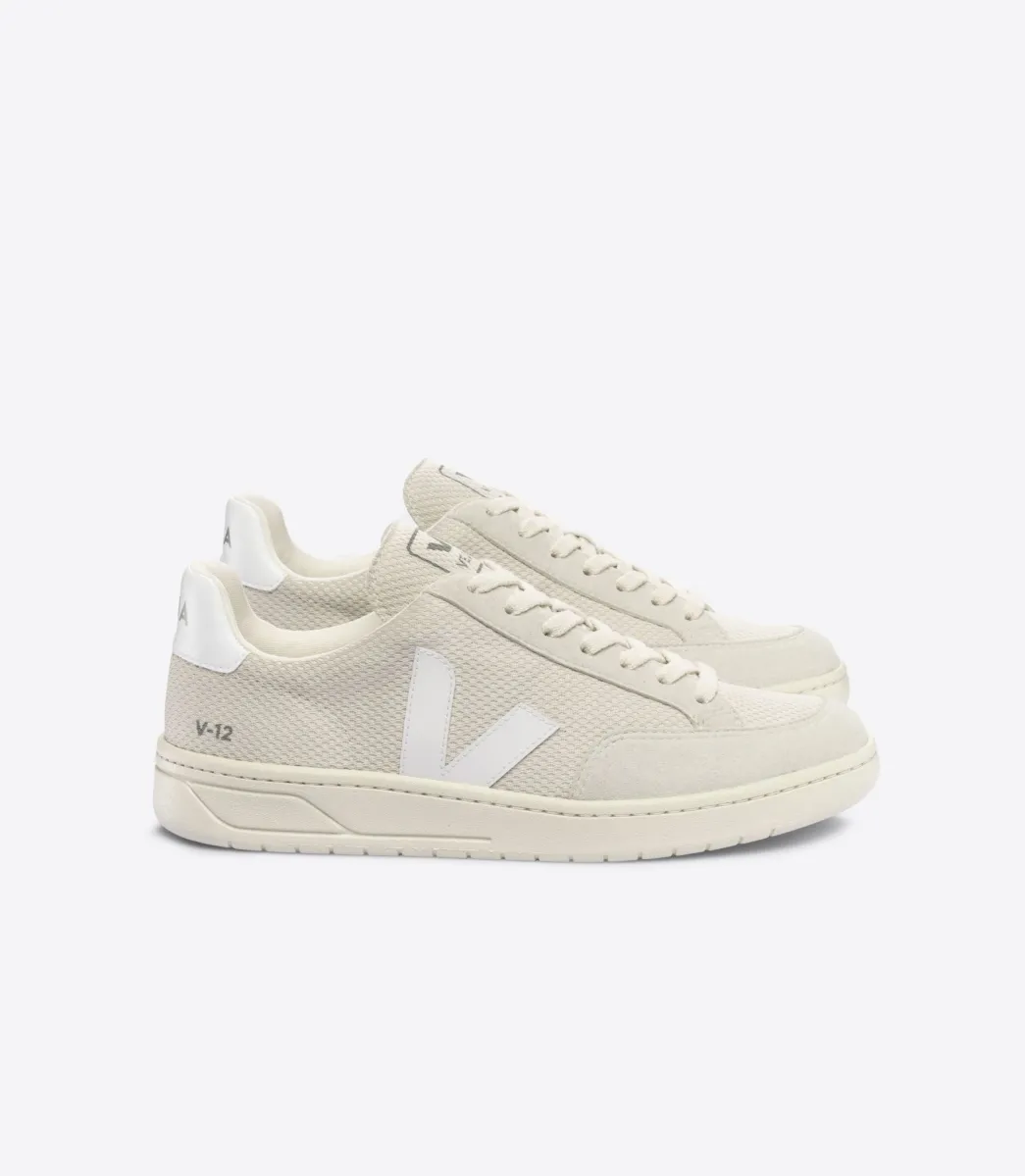 VEJA V-12 ALVEOMESH NATURAL WHITE