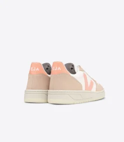 VEJA V-10 ALVEOMESH WHITE BELLINI ALMOND