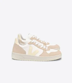 VEJA V-10 ALVEOMESH WHITE BUTTER ALMOND