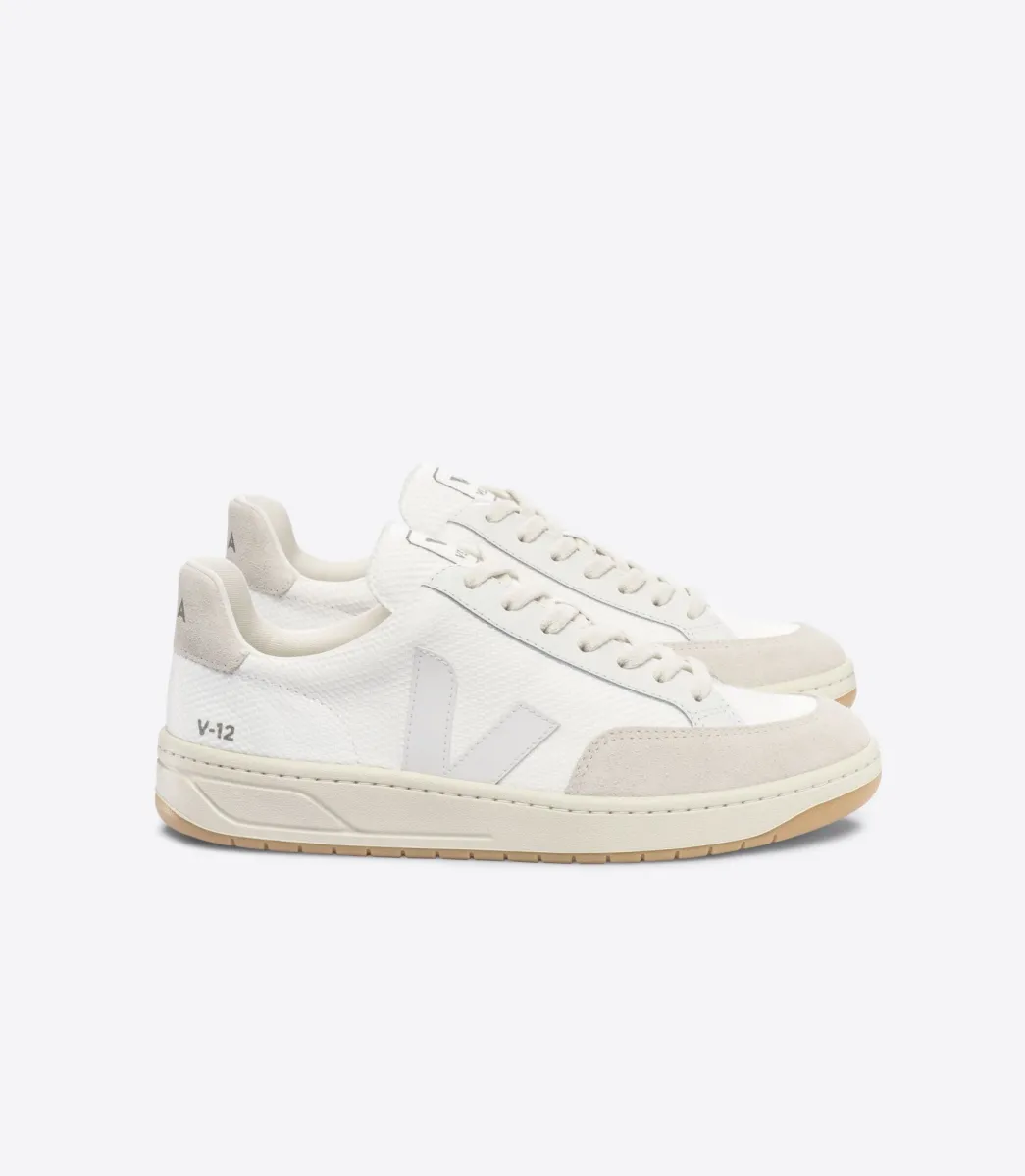 Women VEJA V-12 B-MESH WHITE NATURAL