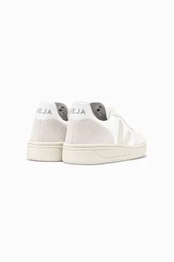 Women VEJA V-10 B-MESH WHITE NATURAL PIERRE
