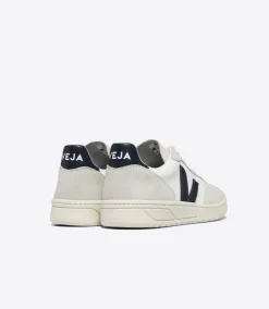 Women VEJA V-10 B-MESH WHITE NAUTICO