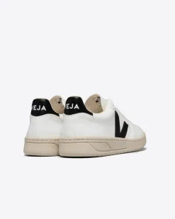 Women VEJA V-10 CWL WHITE BLACK
