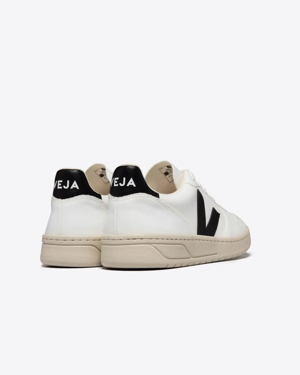 Women VEJA V-10 CWL WHITE BLACK