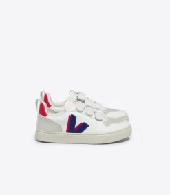 Kids VEJA V-10 CWL WHITE COBALT PEKIN
