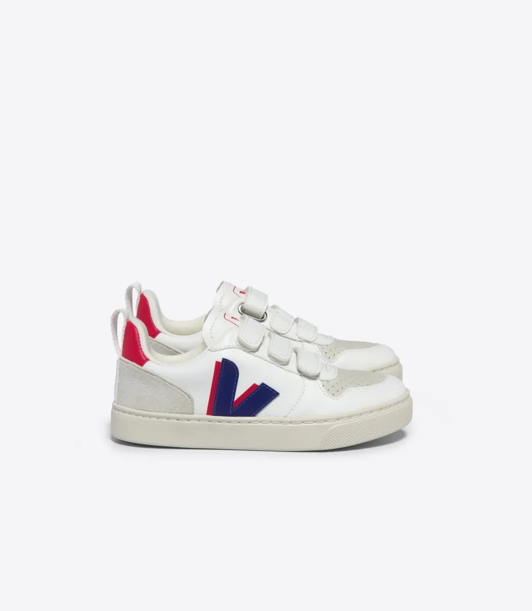 Kids VEJA V-10 CWL WHITE COBALT PEKIN