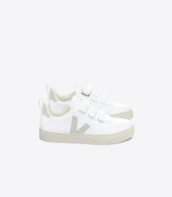 Kids VEJA V-10 CWL WHITE NATURAL