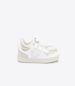 Kids VEJA V-10 CWL WHITE NATURAL