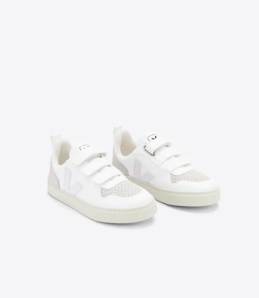 Kids VEJA V-10 CWL WHITE NATURAL