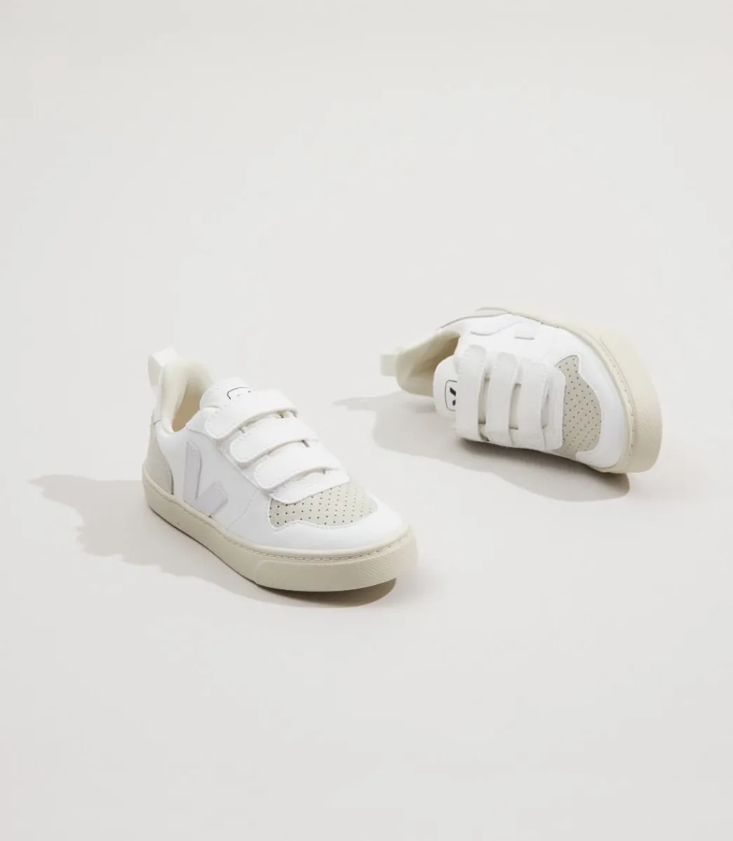 Kids VEJA V-10 CWL WHITE NATURAL