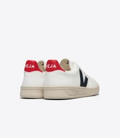 Women VEJA V-10 CWL WHITE NAUTICO PEKIN