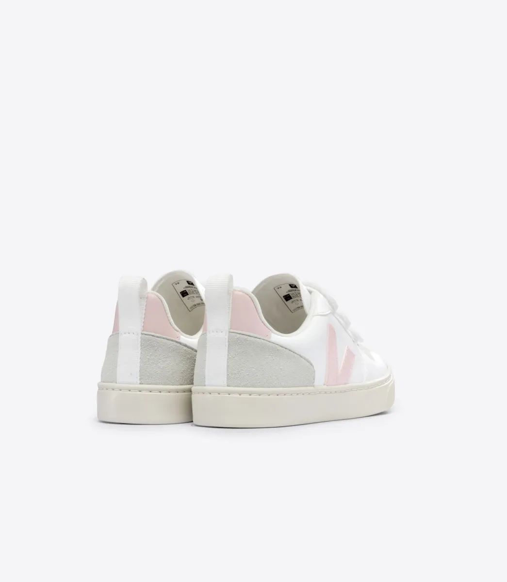 Kids VEJA V-10 CWL WHITE PETALE