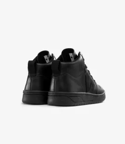 Women VEJA V-15 LEATHER FULL BLACK