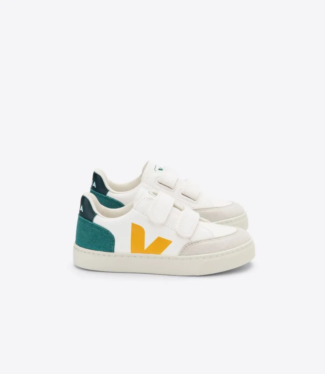 Kids VEJA V-12 LEATHER MULTICO BRITTANY