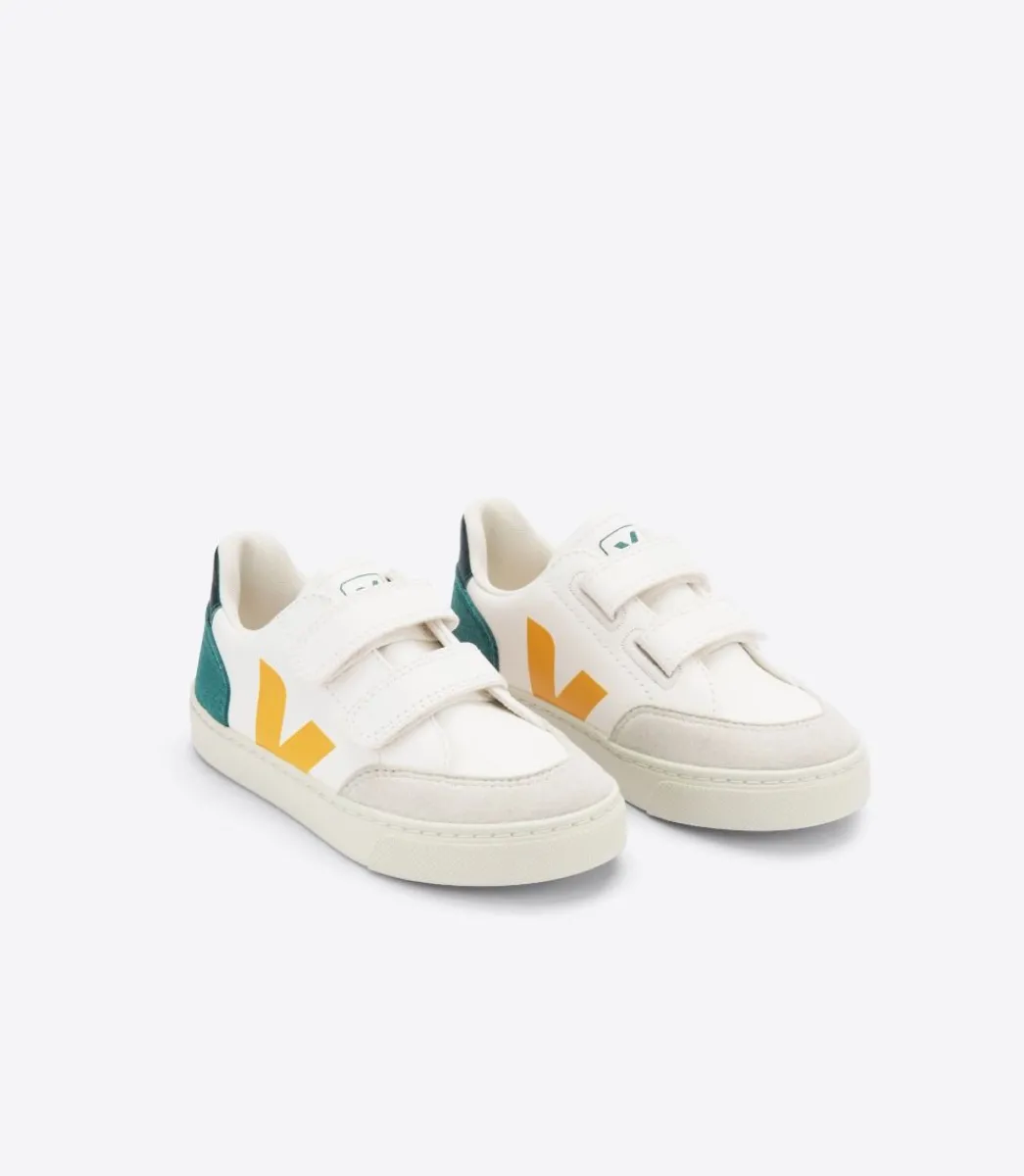 Kids VEJA V-12 LEATHER MULTICO BRITTANY