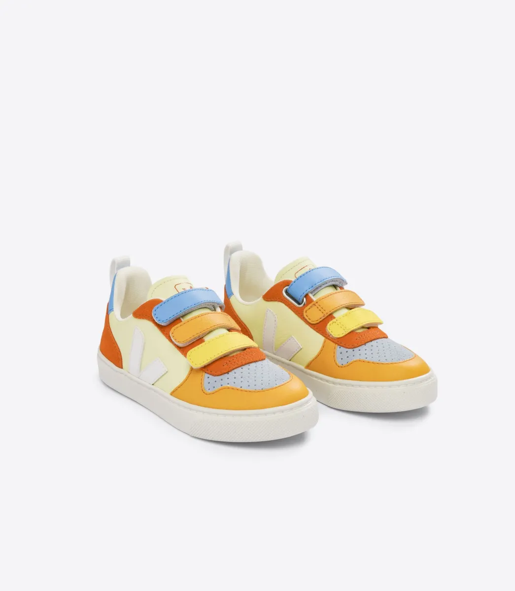 Kids VEJA V-10 LEATHER MULTICO SUN