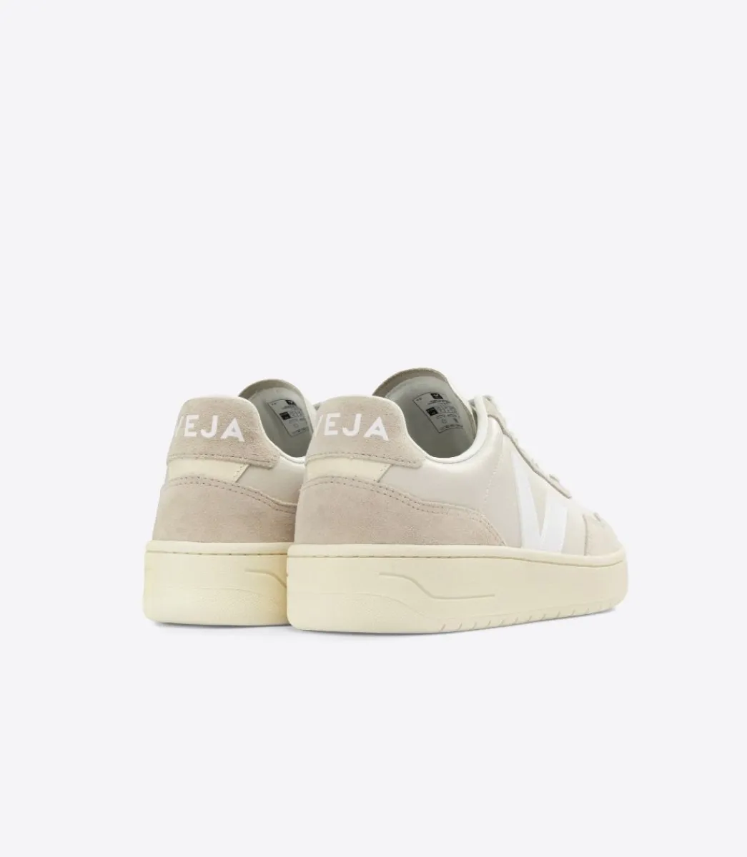 Women VEJA V-90 LEATHER PIERRE WHITE