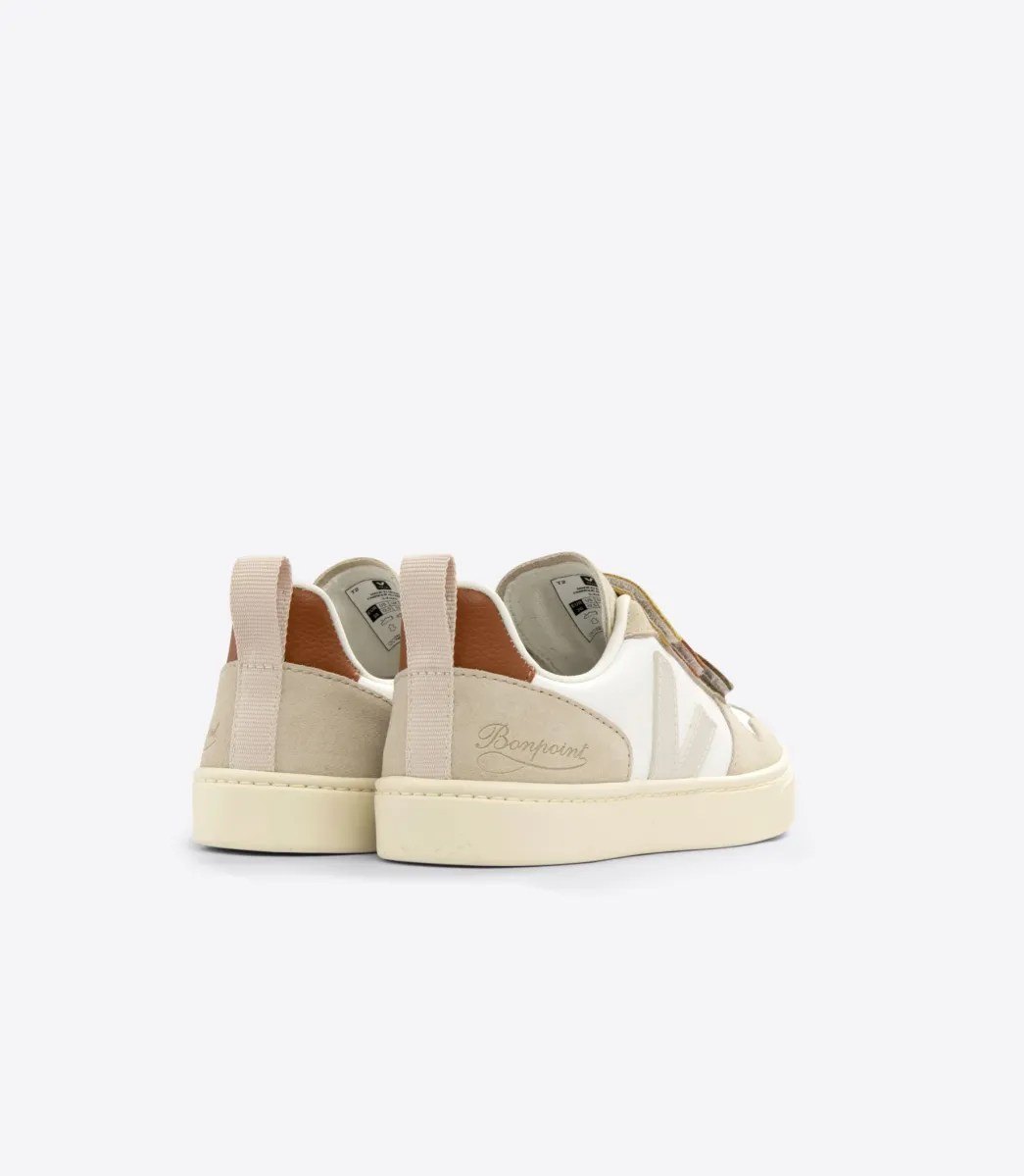 Kids VEJA V-10 LEATHER X BONPOINT MULTICO ALMOND