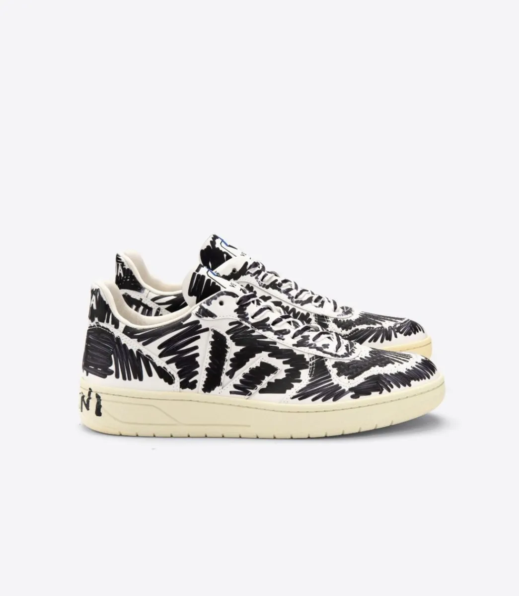 VEJA V-10 LEATHER X MARNI FULL BLACK