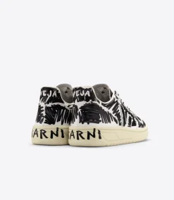 VEJA V-10 LEATHER X MARNI FULL BLACK