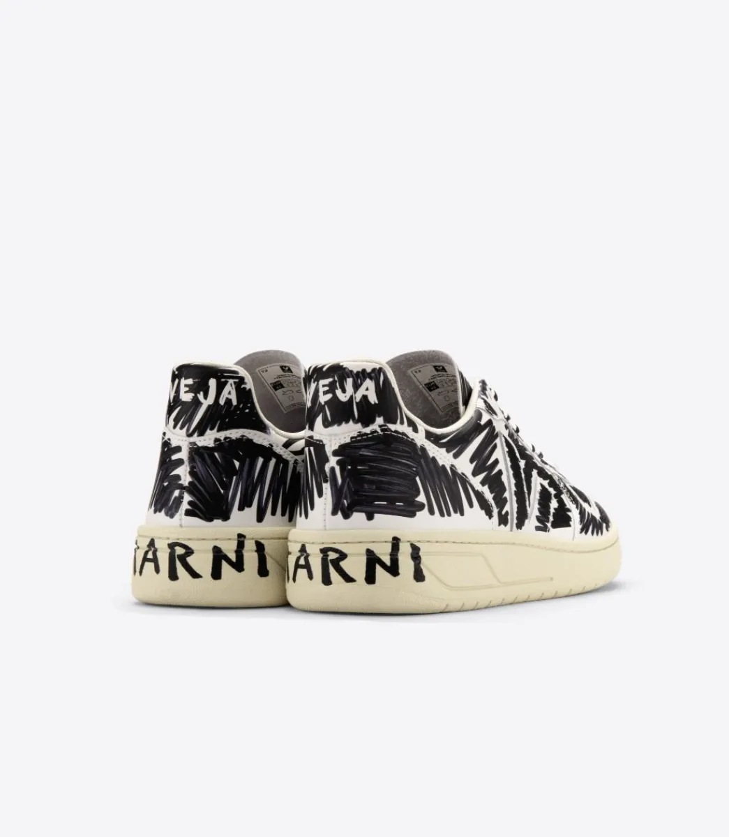 VEJA V-10 LEATHER X MARNI FULL BLACK