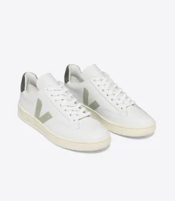 VEJA V-12 LEATHER WHITE CLAY MUD