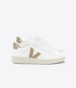 Women VEJA V-12 LEATHER WHITE DUNE
